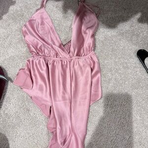 Victoria's Secret Pink Satin Chemise
